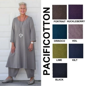 PACIFICOTTON Bryn Walker Pacific Algodón Camiseta deportiva LINUS VESTIDO A-Line 1X 2X 3X COLOR - Imagen 1 de 21