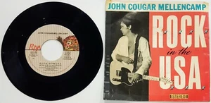 John Cougar, Rock in the USA (45 rpm, 7", 1985) Rock BUY 5 GET FREE S&H!!!! - Picture 1 of 2