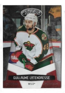 2010-11 Panini Certified Guillaume Latendresse Platinum Red #'d 775/999 Wild