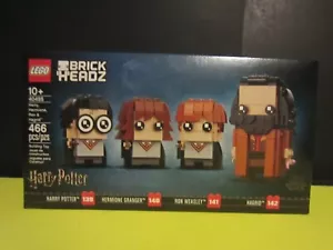 Lego BrickHeadz Harry Potter Hermoine Granger Ron Weasley & Hagrid 40495 NEW - Picture 1 of 2