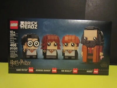 Lego BrickHeadz Harry Potter Hermoine Granger Ron Weasley & Hagrid 40495 NEW - Image 1 of 2