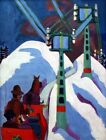 KIRCHNER Ernst Ludwig | The Sleigh Ride | LITHO Print ED Ltd | Modern Art Repro