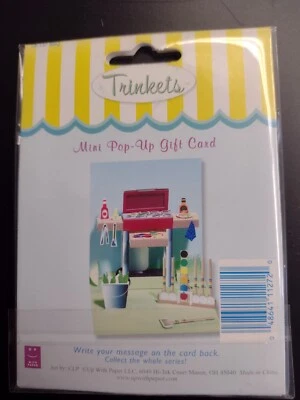 Trinkets Pop-up Card, BBQ, Item TR-127 - Image 1 of 2