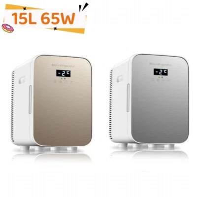 Mini Kühlschrank Kühlbox Gefrierfach Leise Auto Flaschenkühlschrank Minibar 15L - Bild 1 von 4