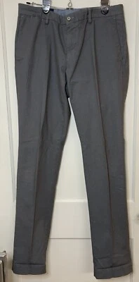 Pantalones informales de negocios grises Mason Em’s para hombre talla 34,5 X 34 Foto 1 de 4