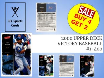 2000 UPPER DECK VICTORY~BASEBALL~CARDS #1-400~COMPLETE YOUR SET~YOU PICK - Image 1 of 2