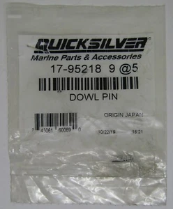 New Quicksilver Mercury Marine Boat OEM Dowel Pin Part No. 17-95218 9 - Imagen 1 de 2