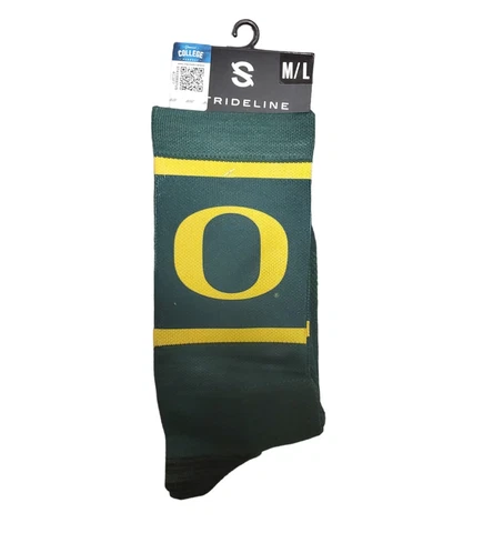 NCAA University Oregon Ducks Strideline Premium Athletic Crew Socks Cover