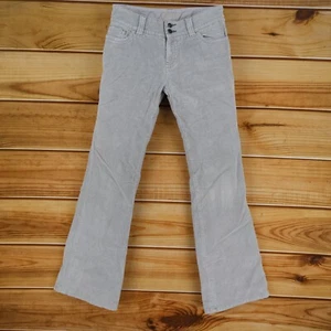Sonoma Life+Style Corduroy Pants Womens Size 4 Gray Bootcut Leg Pockets Low Rise - Picture 1 of 7
