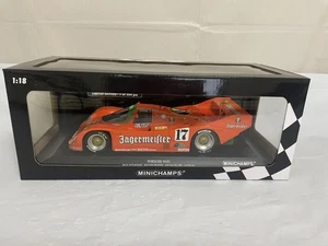 Minichamps 1/18 Porsche 962C #17 Brun Motorsport 1986 Jägermeister 504 pezzi - Foto 1 di 9