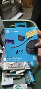 JLab Work Buds True Wireless Bluetooth In-Ear Headset - Black - Picture 1 of 2