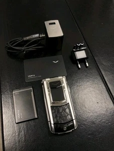 Original Brand Vertu Constellation F Ayxta Black Croc 3G - Picture 1 of 5