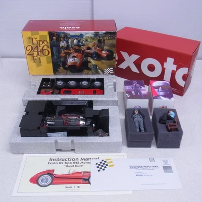 Ferrari Tipo 246 F1 Exoto XS 1/18 1958 com Enzo & Vittorio Jano GPC97218F - Imagem 1 de 4