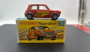 Vintage Matchbox Superfast No. 29 Racing Mini in excellent condition  - Picture 1 of 11