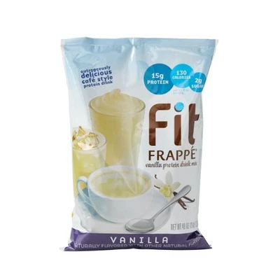 Mezcla de bebida de proteína de vainilla Big Train Fit Frappe, 3 libras, 4 por estuche Foto 1 de 4