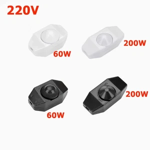 60/200W Dimming Switch Adjustable Controller Dimming Floor Lamp 220V White/Black - Picture 1 of 9