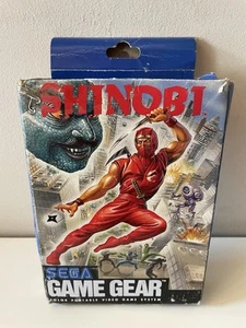 Shinobi Sega Game Gear gioco e manuale UK PAL 1991 CIB non testato - Foto 1 di 11