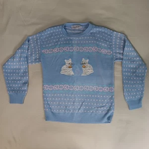 Kate Collins Damen Neuheit Katze Oma Oma Crandmacore Kidcore Pullover - Bild 1 von 11