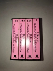 VINTAGE I Believe 60 Songs of Faith and Inspiration 8 Track Cartridges Vol. 1-7 - Picture 1 of 2