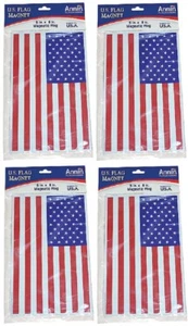 (4) Annin # 177624 5" x 8" Magnetic US United States American Flag Auto Magnet - Picture 1 of 4