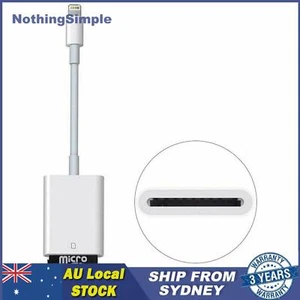 For iPhone to SD TF Card Camera Reader Adapter for iPhone 15/14/13/12/11 Pro Max - Picture 1 of 11