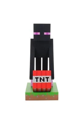 EXQUISITE GAMING Cable Guy Controller Handy Halter Halterung Minecraft Enderman Spielzeug Figur