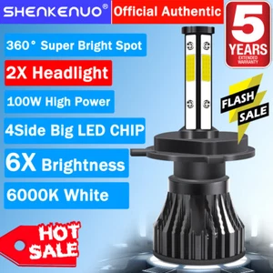 Faros LED de 4 lados H4 9003 para Suzuki DR650S 2015-2017 DR650SE 2007-2014 - Imagen 1 de 10