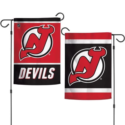 New Jersey Devils NHL Wincraft 12x18 Double Sided Garden Flag Cover