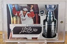 2008-09 HENRIK ZETTERBERG UD THE CUP STANLEY CUP SIGNATURES #17/50 **READ**
