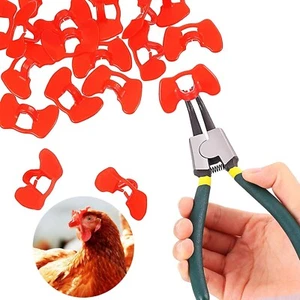 61PCS Gafas ProtectorasCon Diseño Anti-picoteo De Tartas Para Pollos Gallinas - Picture 1 of 7