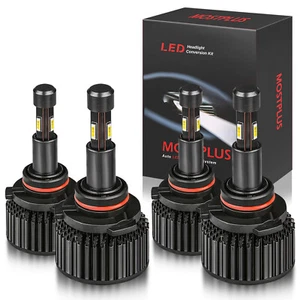 9005+9006 260W 26000LM Combo LED Headlight High+Low Beam 6000K Total 4 Bulbs - Picture 1 of 10