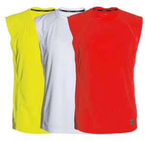 T-SHIRT SMANICATA PAYPER SMASH MAGLIA CANOTTA UOMO RUNNING CORSA FITNESS - Picture 1 of 4