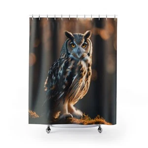Owl Shower Curtains - Picture 1 of 5
