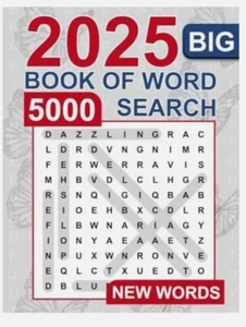 Big Book of Word Search – 5000 New Words: Relaxing Word Search Puzzle Book fo… - Picture 1 of 2