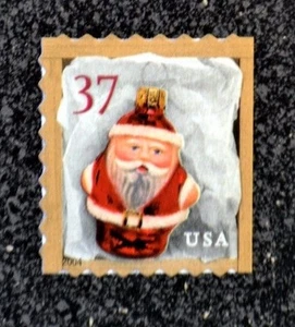 2004USA 3893 37c Christmas Santa Ornaments Single From 3894a From ATM Sheetlet   - Picture 1 of 1