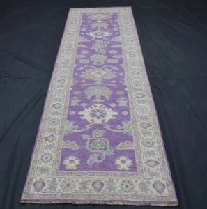 3'0" x 9'8" ft. Afghani Khotan Hand Knotted Oriental Wool Colorful Runner Rug - Picture 1 of 10