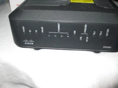 CISCO DPQ3925 8x4 DOCSIS 3.0 Gateway Modem Router con CA ADAPTEP/CABLE ETHERNET Foto 1 de 3