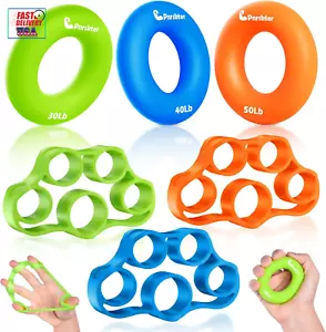 Hand Grip Strengthener, Finger Exerciser, Grip Strength Trainer (6 Pcs),New Mate - Picture 1 of 12