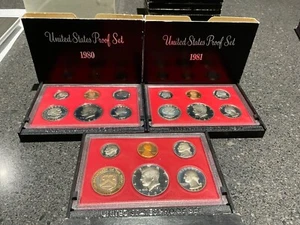 1980, 81 and 82 United States Proof Set. - Picture 1 of 2