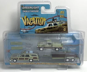 Greenlight - Vacation - 1972 Ford F100 + 1979 Wagon Queen Family Truckster - Picture 1 of 2