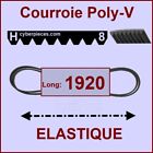 Courroie 1920H8 - EL- élastique
