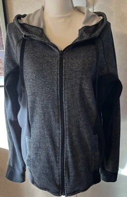 Sudadera con Capucha Hurley Teen Boys Gris/Negro Cremallera Completa Talla XL USADA EN EXCELENTE ESTADO B#1 0029 Foto 1 de 4