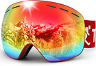 Lunettes de ski lunettes de snowboard sur verre lunettes de neige pour hommes femmes et jeunes anti