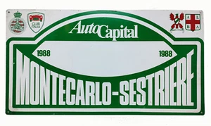 rallye monte carlo montecarlo sestriere 1988 plakette motorsport auto club - Bild 1 von 6