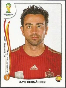 COPA MUNDIAL PANINI 2014- #118-ESPAÑA-XAVI HERNANDEZ - Imagen 1 de 1