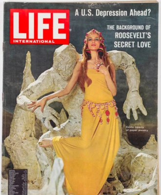 VERUSCHKA Lyndon Johnson ROLEX AD Jacqueline Susann FDR De Gaulle LIFE MAGAZINE - Image 1 of 4