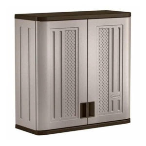 Suncast 4 Cubic Feet Resin Single Shelf Garage Wall Storage Cabinet (6 Pack) - Picture 1 of 5
