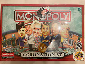 Brand New Sealed RARE Coronation Street 40th Anniversary Monopoly  Waddingtons