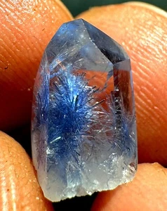 4ct Very Rare NATURAL Beautiful Blue Dumortierite Crystal Polishing Specimen - Picture 1 of 11