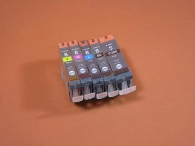 Original Canon CLI-8bk,c,m,y/PGI-5 nuevo, cartucho de impresora, cartucho de tinta Canon